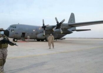 قوة سعودية كبيرة تصل المهرة لحماية العليمي