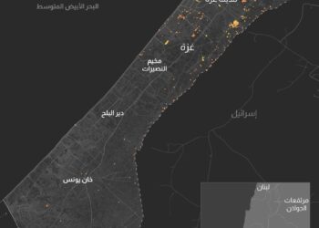 بمساعدة الذكاء الاصطناعي والأقمار الصناعية.. صورة لحجم الدمار الهائل في غزة بسبب قصف الاحتلال الإسرائيلي